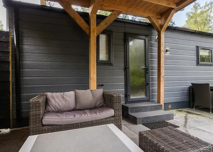 Alpesi faház Luxe Veluwe Sauna En Hottub *