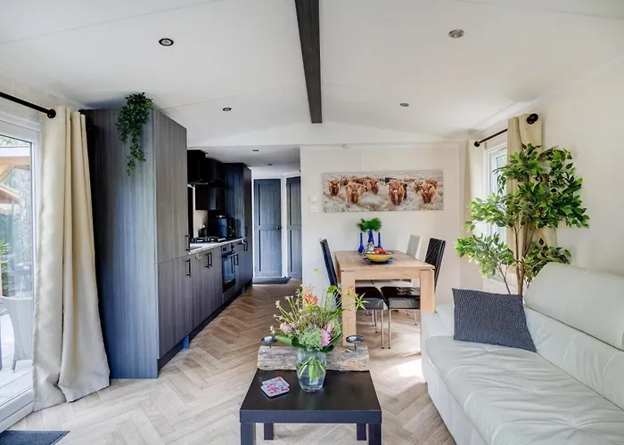 Luxe Veluwe Sauna En Hottub Chalet Hoenderloo